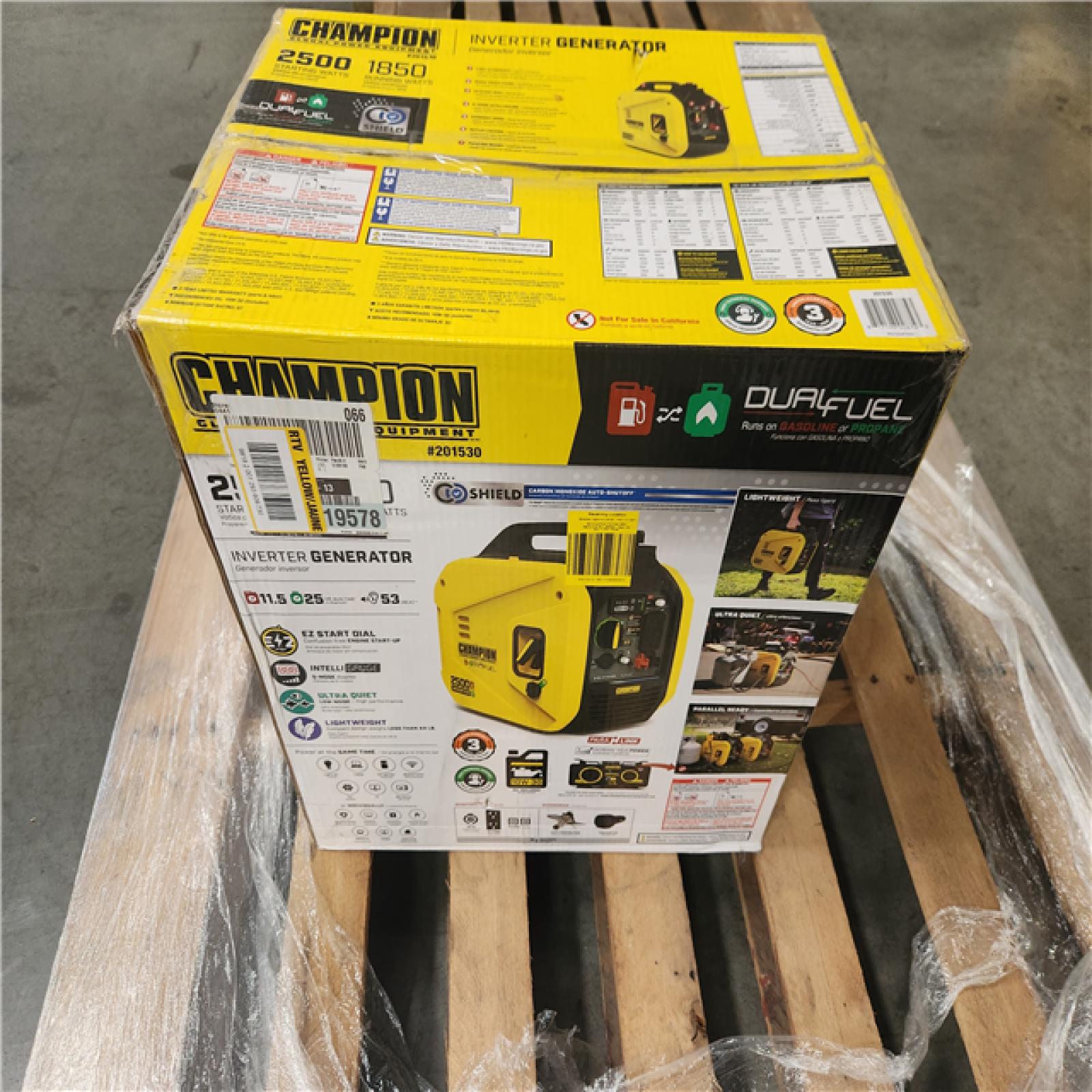 CALIFORNIA AS-IS CHAMPION GENERATOR