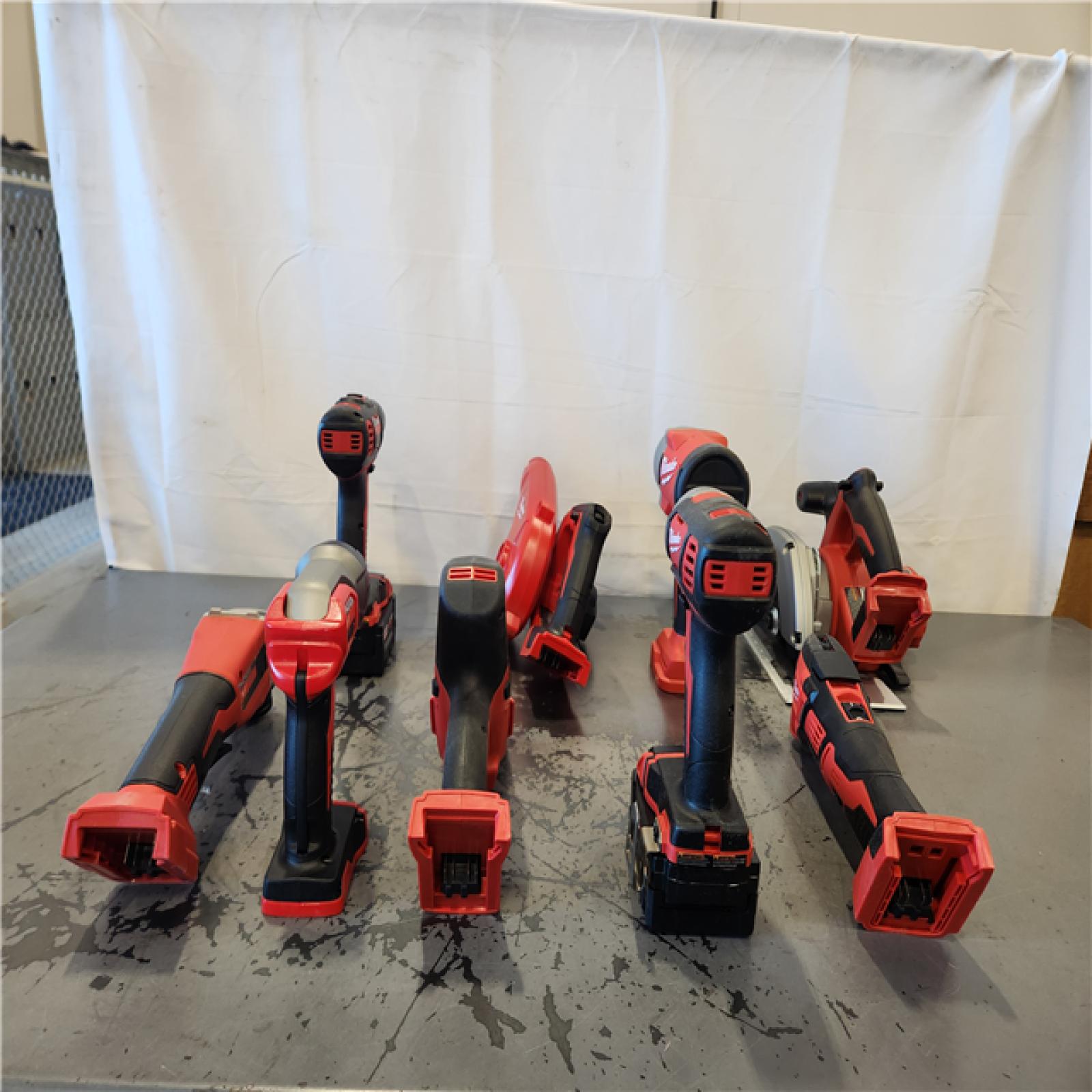 AS-IS- Milwaukee 18-Volt Lithium-Ion Cordless (9-Tool) Combo Kit