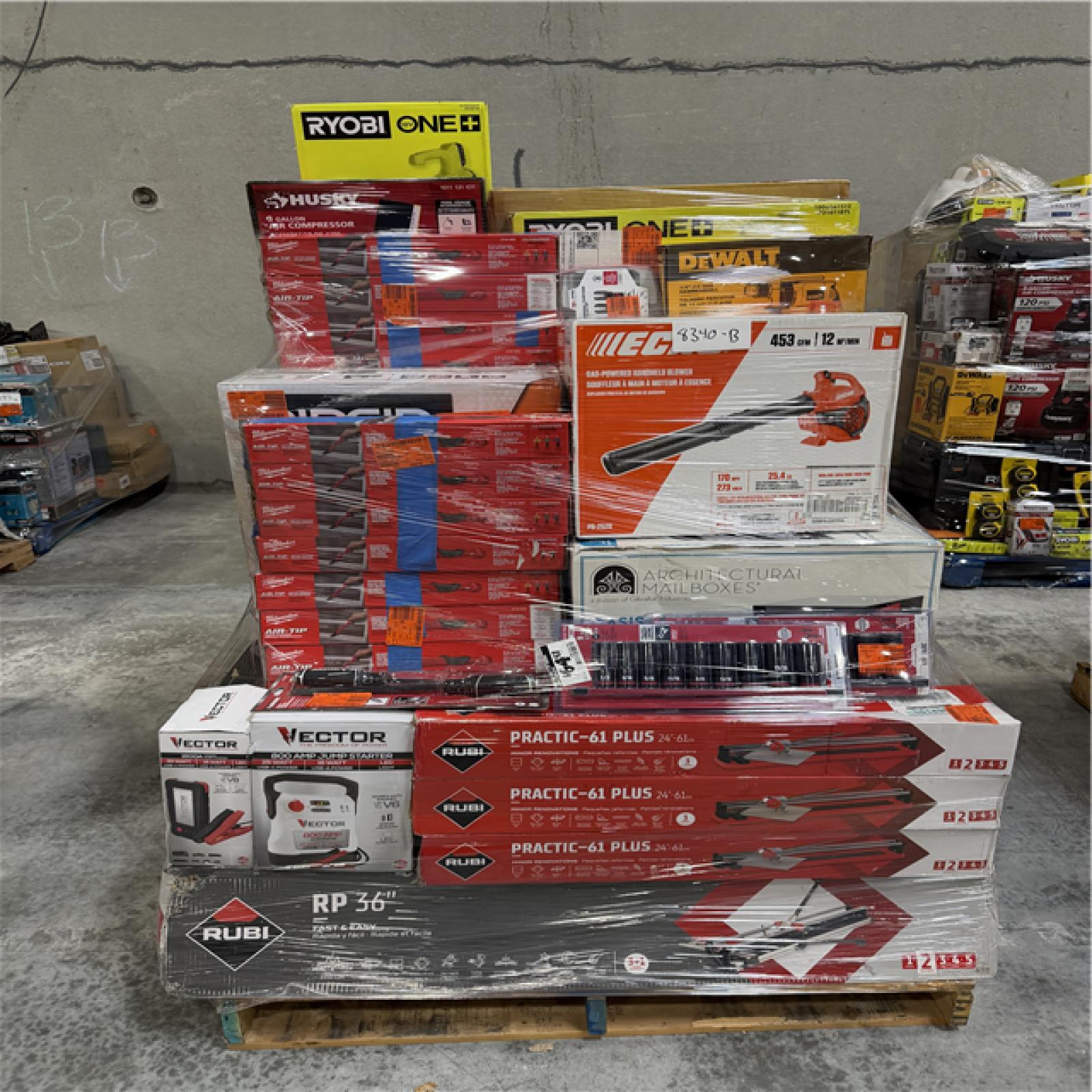 Atlanta Location AS-IS Tools Partial Truckload (8 Pallets) 8340-B