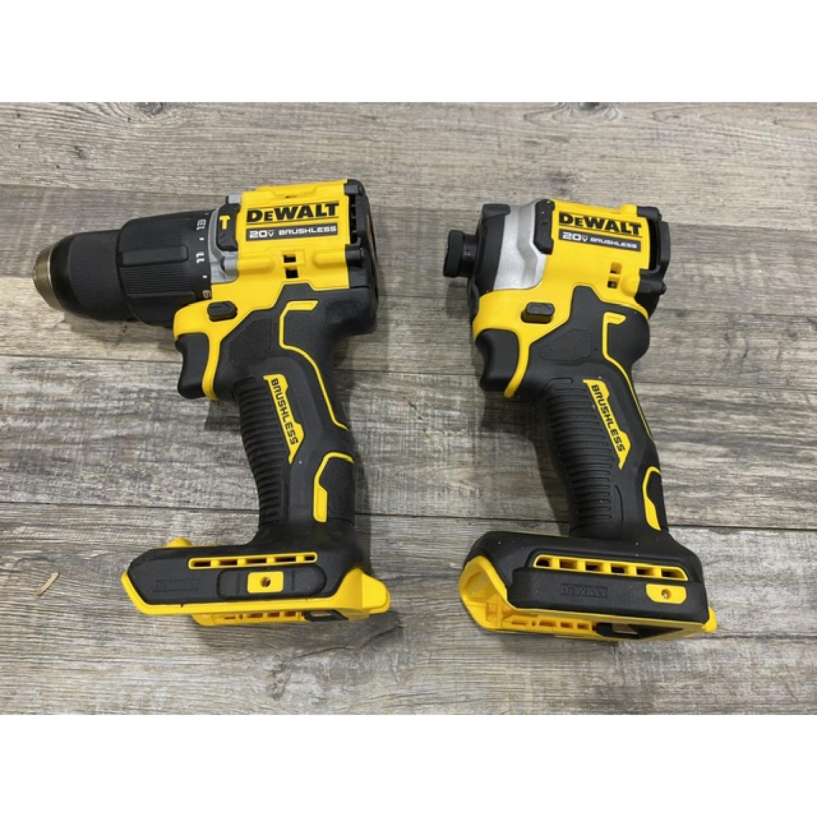 AS-IS DEWALT ATOMIC 20V MAX Lithium-Ion Cordless 2-Tool Combo Kit