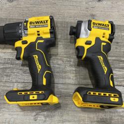 AS-IS DEWALT ATOMIC 20V MAX Lithium-Ion Cordless 2-Tool Combo Kit