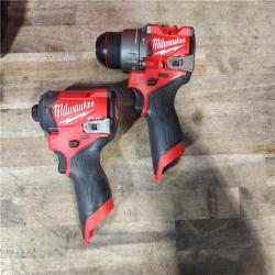 HOUSTON LOCATION - AS-IS Milwaukee 3497-22 12V Brushless Hammer Drill and Impact Driver Combo Kit