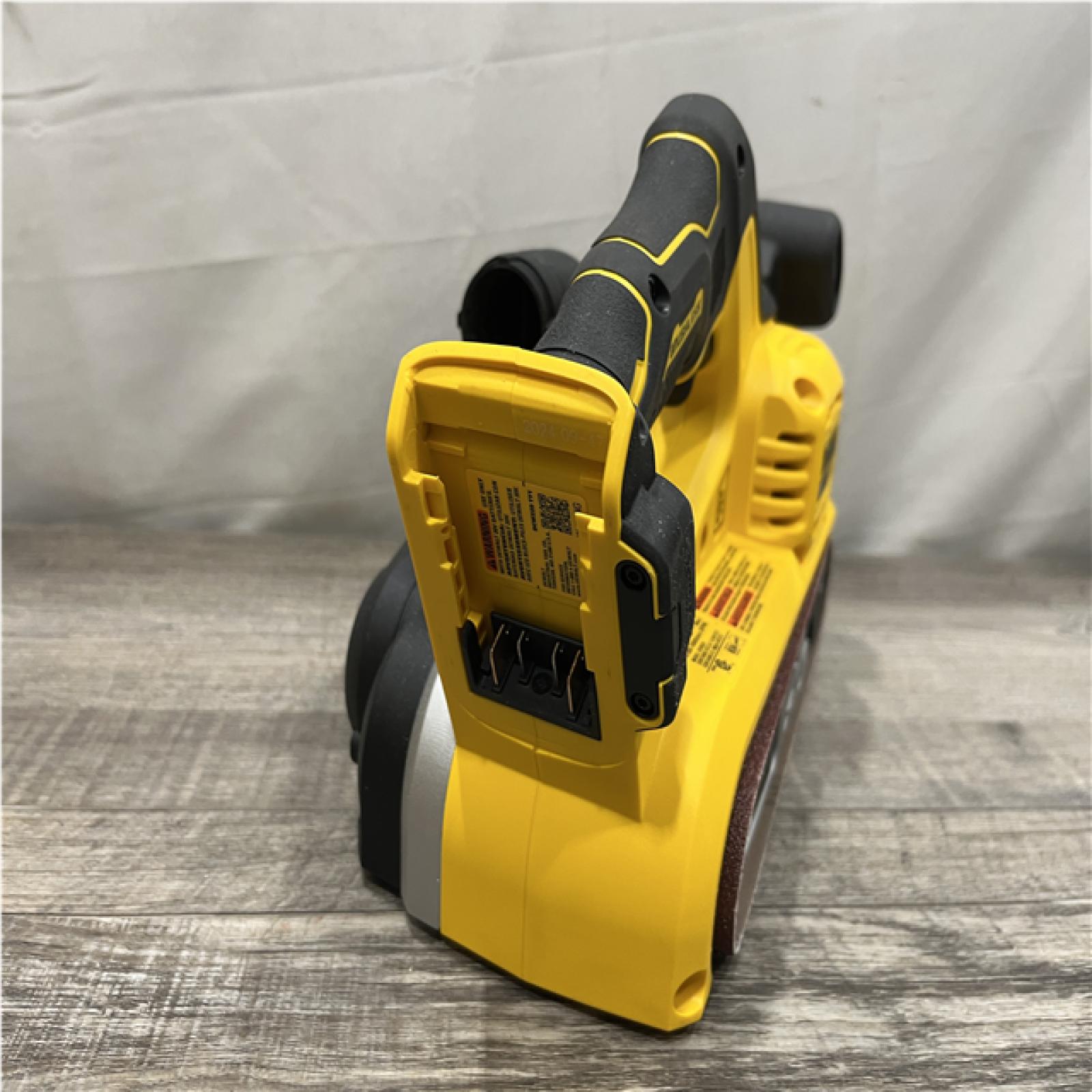 AS-IS DEWALT 20V MAX* XR Brushless Cordless Belt Sander (Tool-Only)