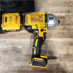 HOUSTON LOCATION - AS - IS DEWALT 20V MAX Lithium-Ion Cordless 1/2 in. Impact Wrench Kit