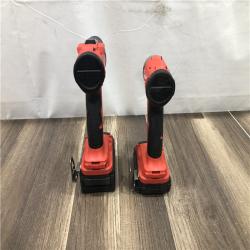 AS-IS Milwaukee 18-Volt Lithium-Ion Brushless Cordless Compact Hammer Drill/Impact Combo Kit