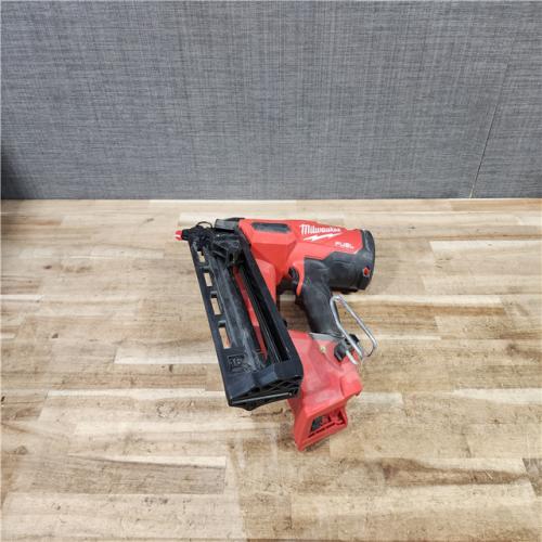 HOUSTON LOCATION - AS - IS Milwaukee FUEL 18-Volt Lithium-Ion Brushless Cordless Gen II 16-Gauge Angled Finish Nailer (Tool-Only)