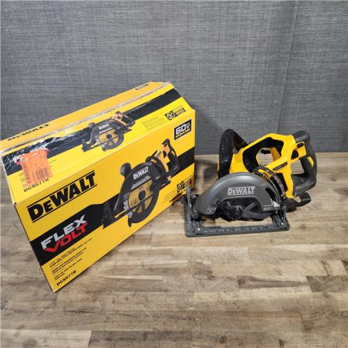 HOUSTON LOCATION - AS-IS DEWALT FLEXVOLT 60V MAX Cordless Brushless 7-1/4 in. Wormdrive Style Circular Saw (Tool Only)