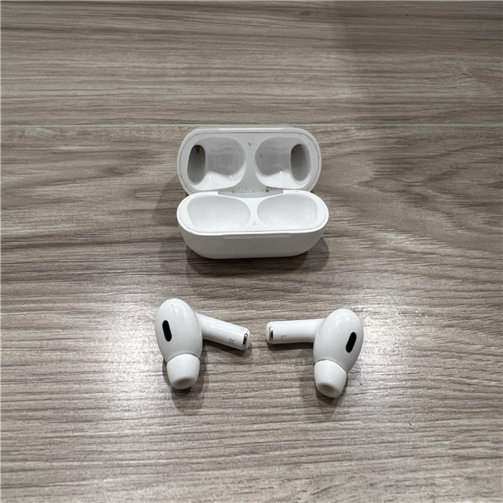 AS-IS Apple AirPods Pro (2nd Generation) with the USB-C MagSafe Charging Case