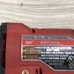 AS-IS Milwaukee M12 FUEL 12 V 1/4 in. Cordless Impact Driver (Tool-Only)