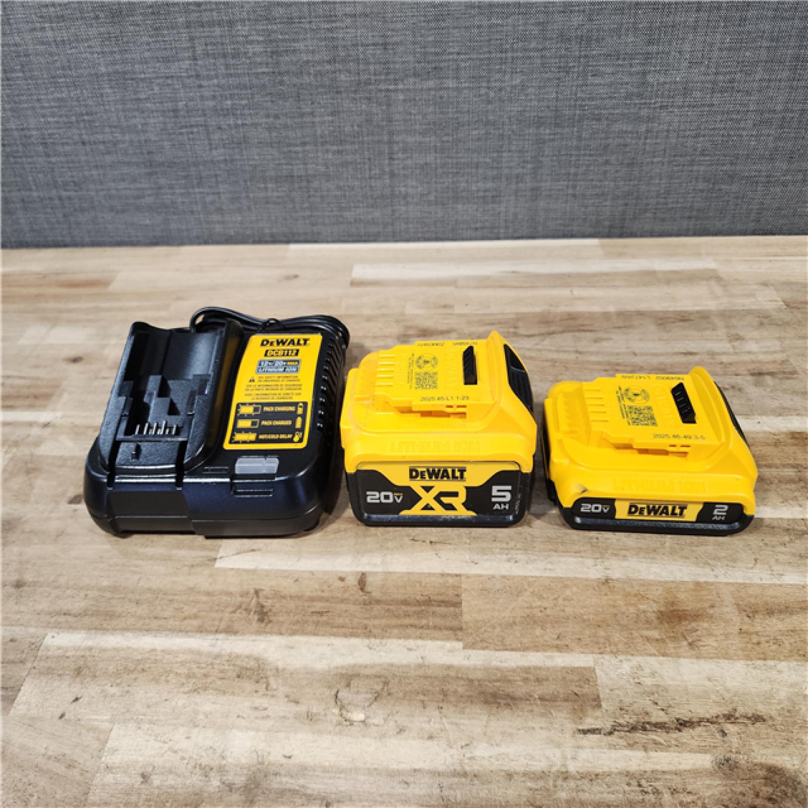 HOUSTON LOCATION - AS-IS DEWALT 2 TOOL COMBO KIT W/ (2) BATTERY & CHARGER