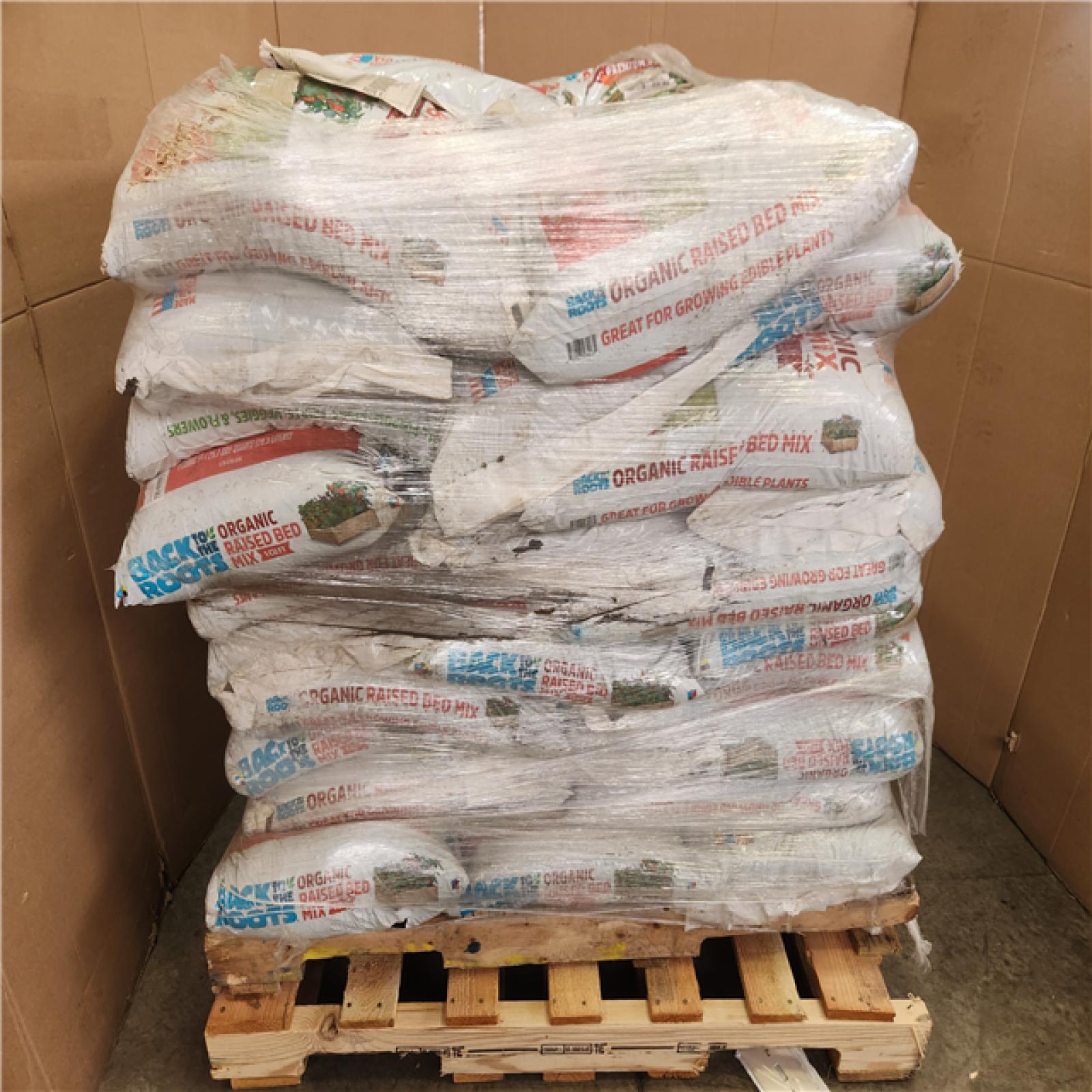 Phoenix Back to the Roots Organic Garden Soil (1 cu.ft.) Peat-Free, Blended with Organic Fertilizer Pallet of 40