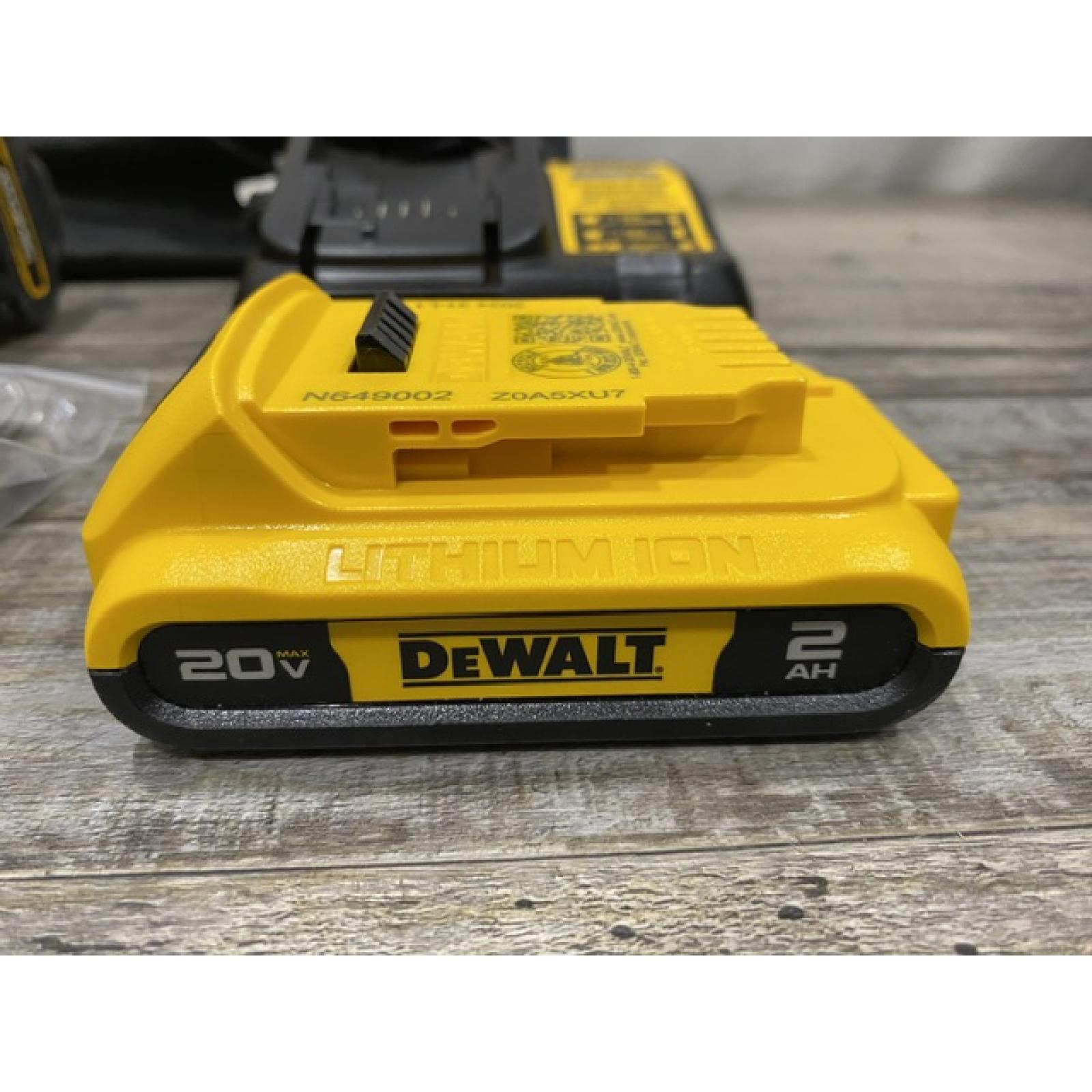 AS-IS DEWALT Atomic 20V Lithium-Ion Cordless Compact 1/2 in. Drill/Driver Kit