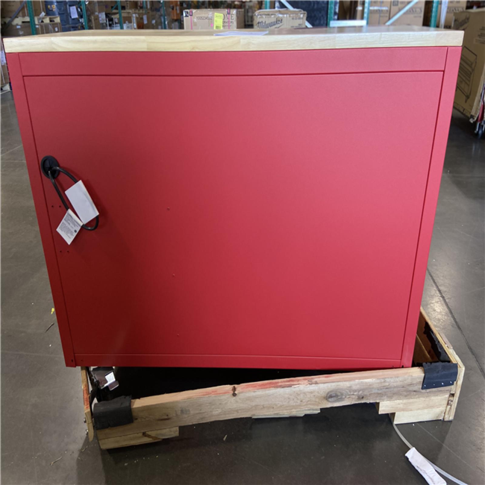 DALLAS LOCATION - Milwaukee Tool Storage 52 in. W x 22 in. D Heavy Duty Red Mobile Workbench Cabinet