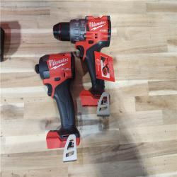 HOUSTON LOCATION - AS-IS (APPEARS LIKE NEW) Milwaukee FUEL 18V Lithium-Ion Brushless Cordless Hammer Drill and Impact Driver Combo Kit