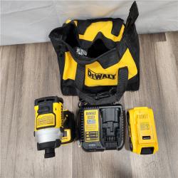 AS-IS DEWALT ATOMIC 20V MAX Lithium-Ion Cordless 1/4 in. Brushless Impact Driver Kit, 5 Ah Battery, Charger, and Bag