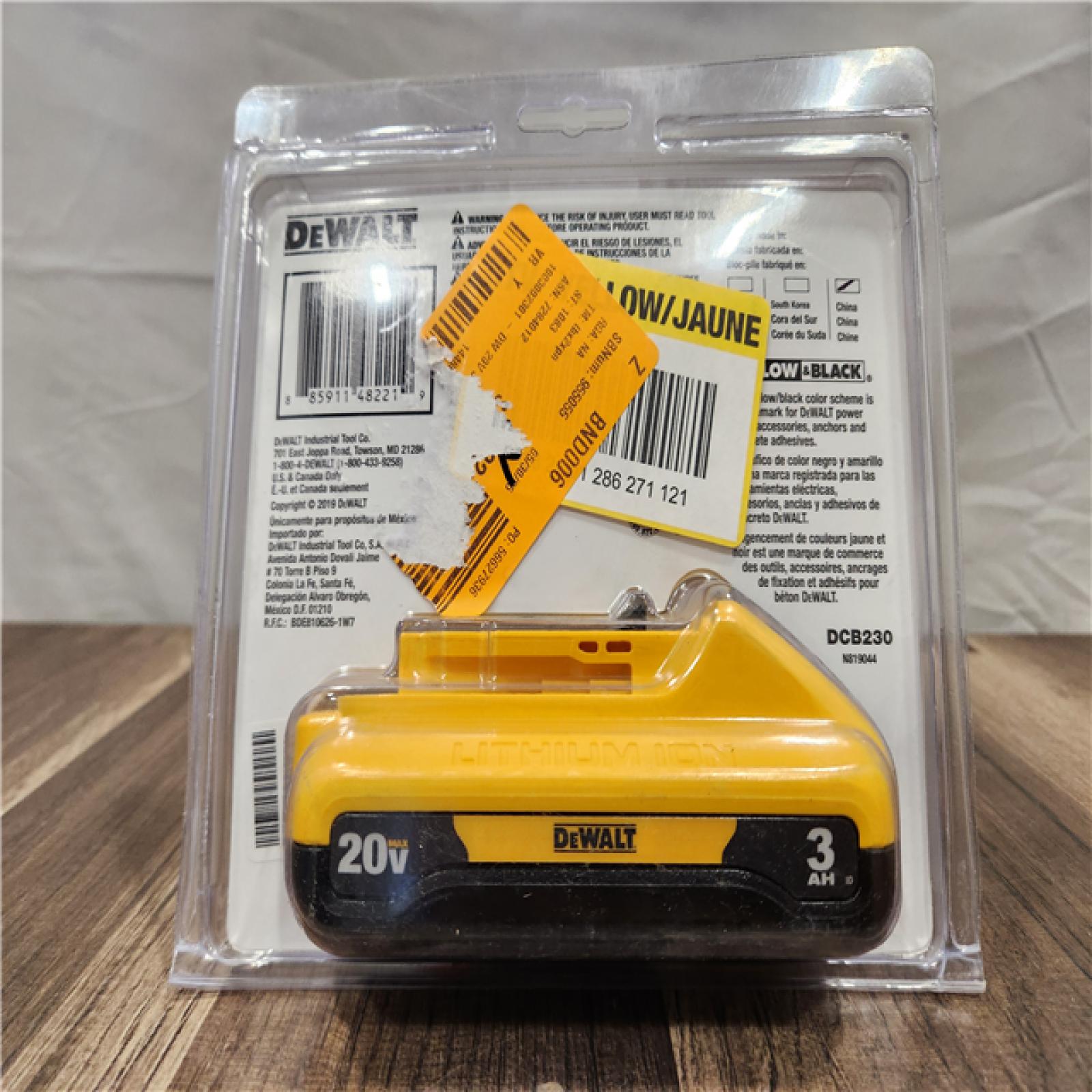 NEW! - 20-Volt MAX Lithium-Ion Compact Battery Pack 3.0Ah