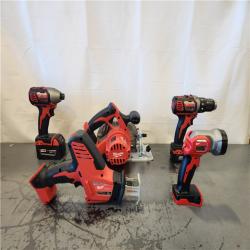 AS-IS- Milwaukee M18 18V Lithium-Ion Cordless Combo Kit