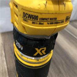 AS-IS DEWALT 20V MAX XR Cordless Brushless Fixed Base Compact Router (Tool Only)