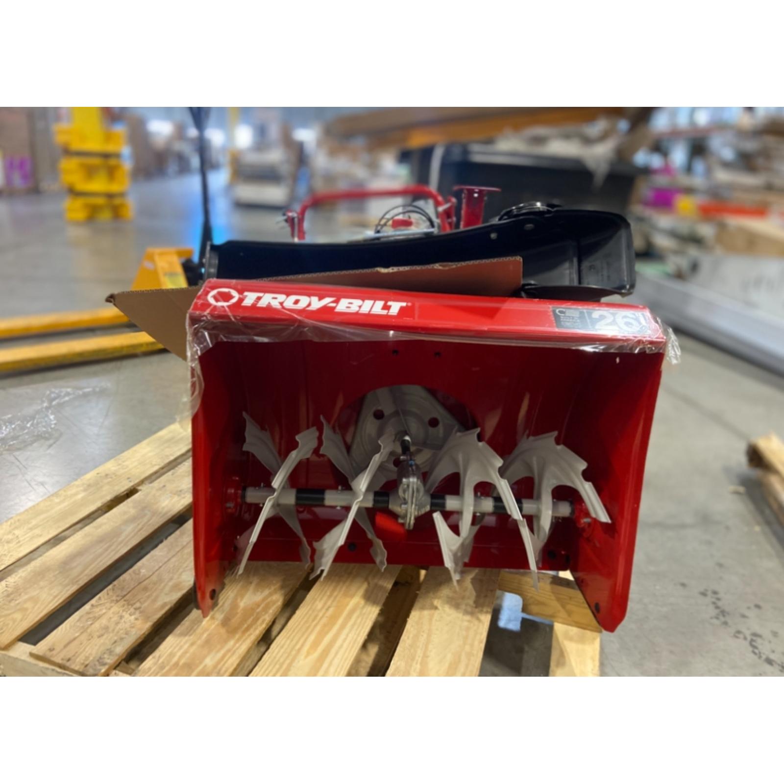 DALLAS LOCATION - Troy-Bilt Storm 26 in. 208 cc Two- Stage Gas Snow Blower with Electric Start Self Propelled