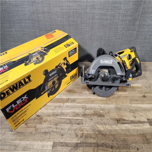 HOUSTON LOCATION - AS-IS DEWALT FLEXVOLT 60V MAX Cordless Brushless 7-1/4 in. Wormdrive Style Circular Saw (Tool Only)