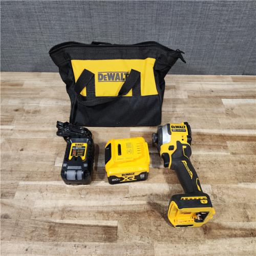 HOUSTON LOCATION - AS - IS DEWALT ATOMIC 20V MAX Lithium-Ion Cordless 1/4 in. Brushless Impact Driver Kit
