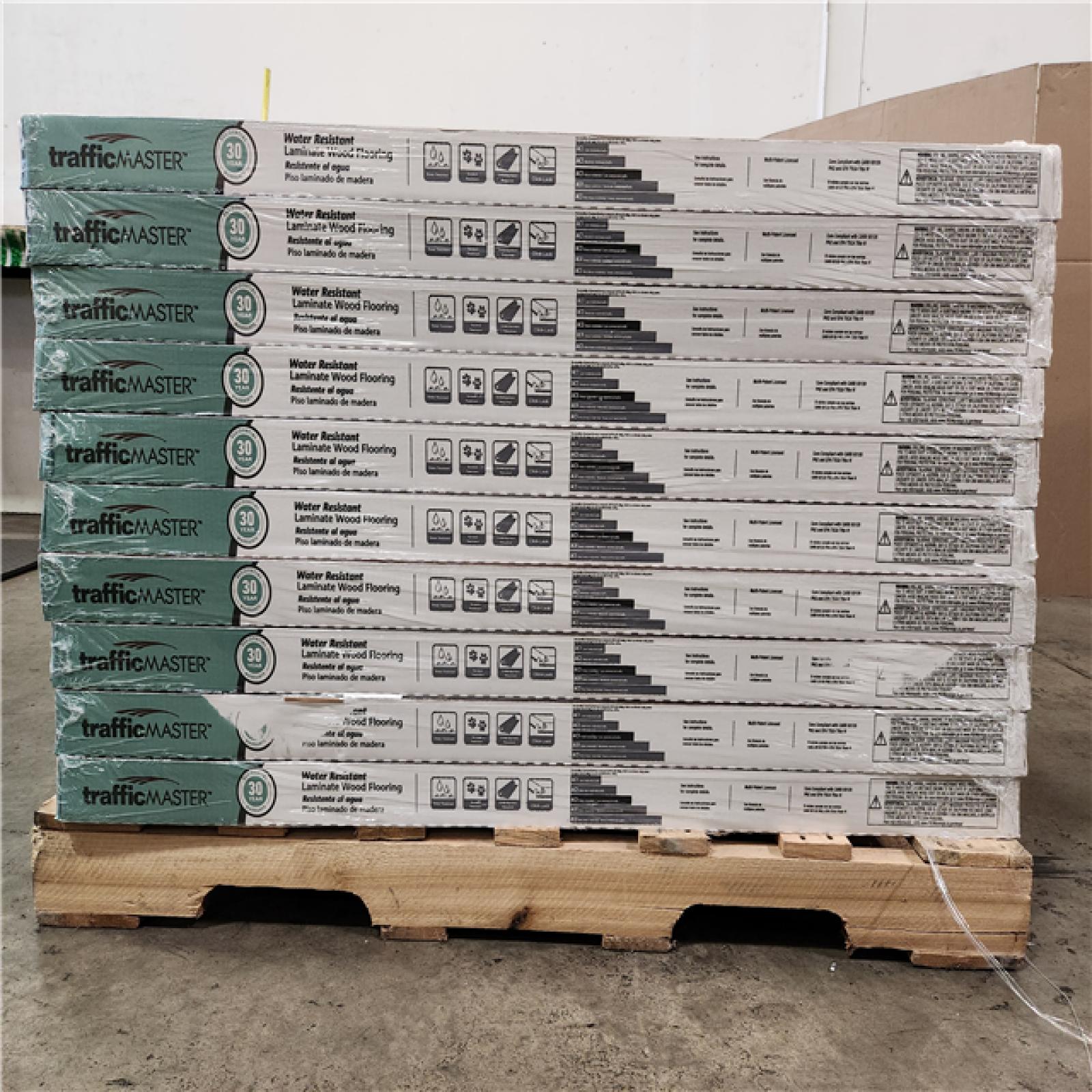 Phoenix Location TrafficMaster Milo Valley Hickory 8 mm T x 8.03 in W Water Resistant Laminate Wood Flooring (637 sqft 30 case)
