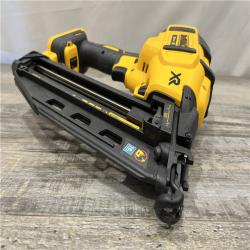 AS-IS DEWALT 20V MAX XR Lithium-Ion Electric Cordless 16-Gauge Angled Finishing Nailer (Tool Only)