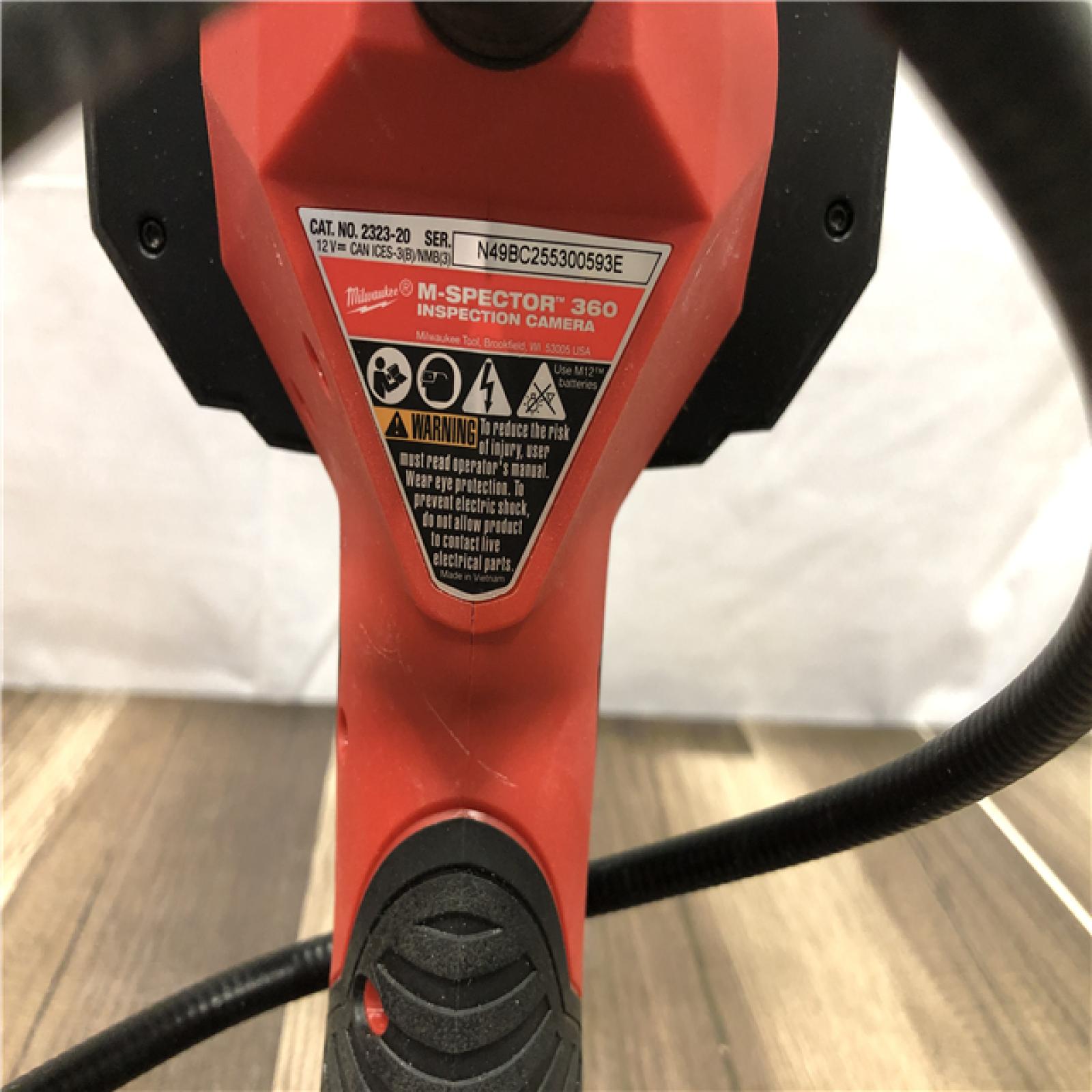 AS-IS Milwaukee 12V Lithium-Ion Cordless M-SPECTOR 360-Degree 4 ft. Inspection Camera Kit