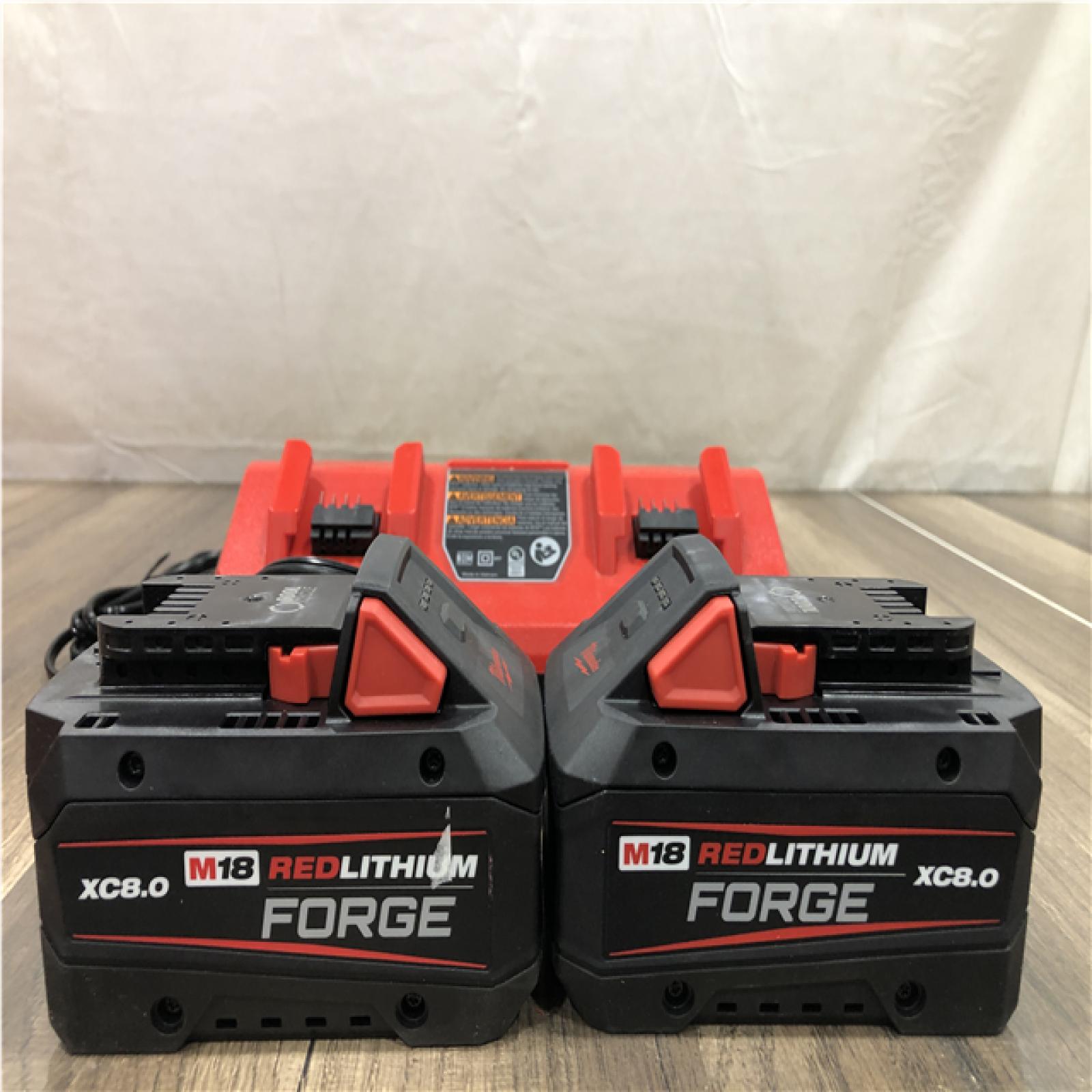 AS-IS Milwaukee 18-Volt Lithium-Ion REDLITHIUM FORGE Starter Kit