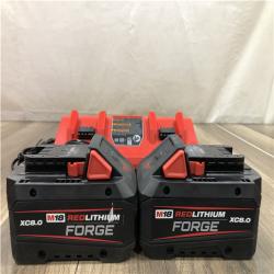 AS-IS Milwaukee 18-Volt Lithium-Ion REDLITHIUM FORGE Starter Kit