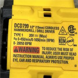 AS-IS DEWALT ATOMIC 20V Lithium-Ion Cordless 1/2 in. Hammer Drill Kit