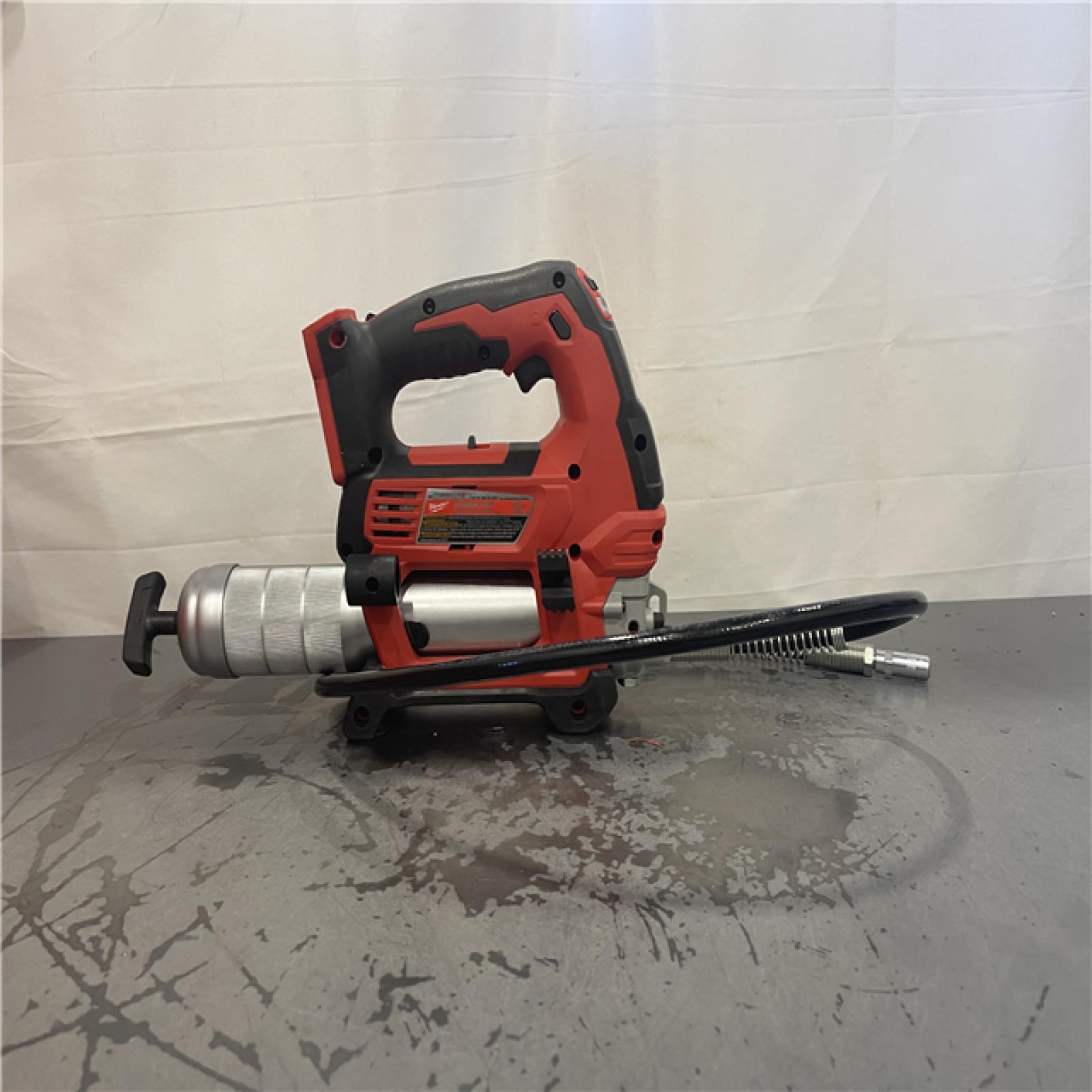 AS-IS- Milwaukee M18 18-Volt Lithium-Ion Cordless Grease Gun 2-Speed (Tool-Only)