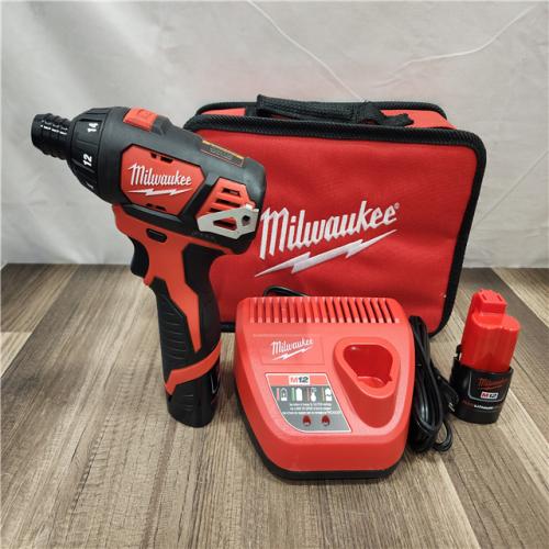 AS-IS- Milwaukee  - M12 12V Cordless Screwdriver Kit