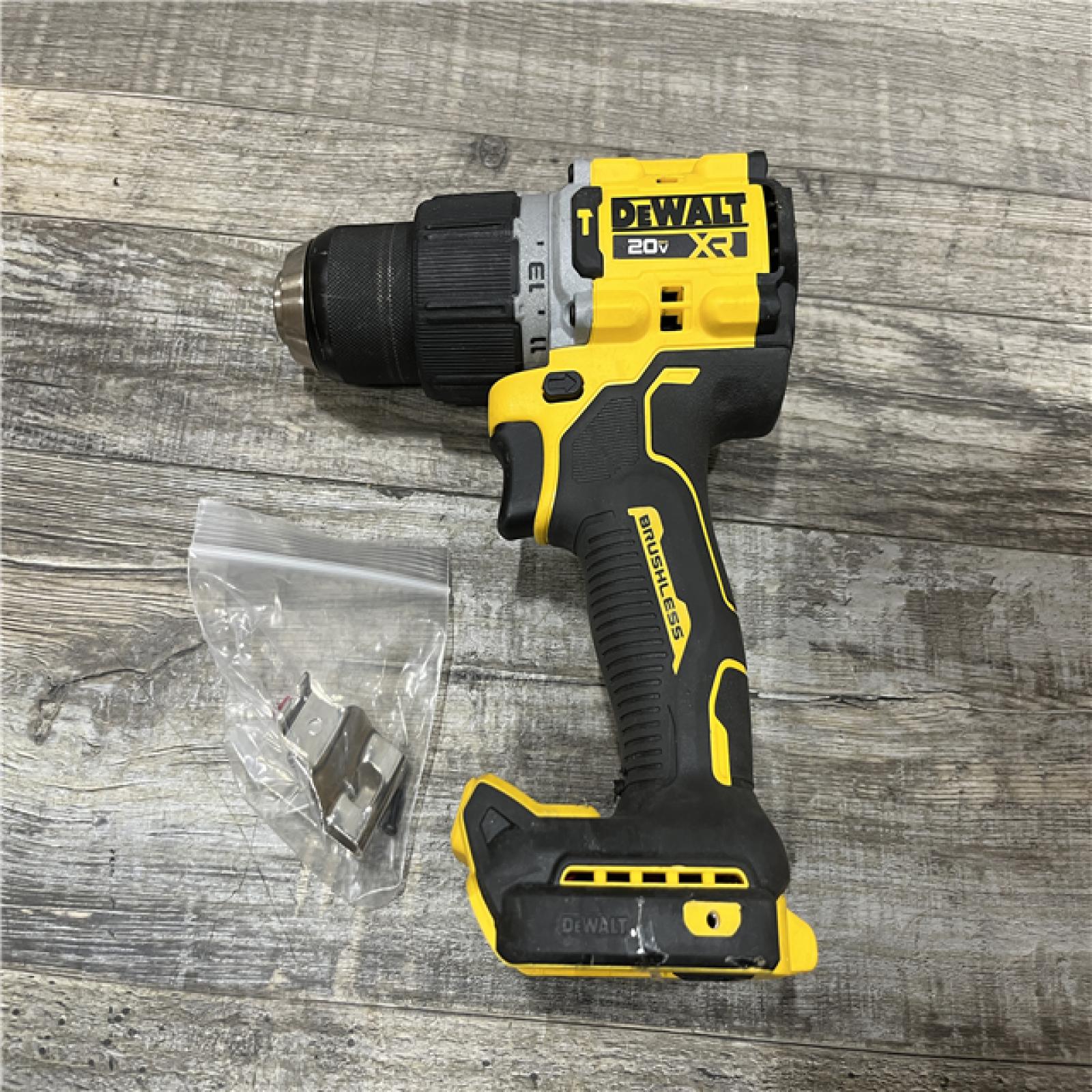 AS-IS DEWALT 20V XR Brushless Cordless 1/2 in. Hammer Drill (Tool-Only)