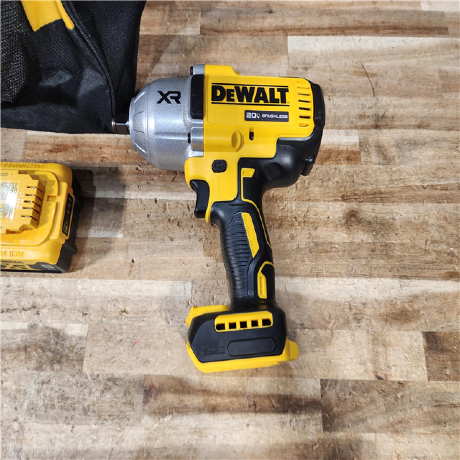 HOUSTON LOCATION - AS - IS DEWALT 20V MAX Lithium-Ion Cordless 1/2 in. Impact Wrench Kit