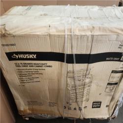 Phoenix AS-IS Husky Tool Storage 52 in. W Heavy Duty Matte Gray Tool Chest Combo