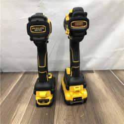 AS-IS DEWALT 20V XR Lithium-Ion Cordless 2-Tool Combo Kit