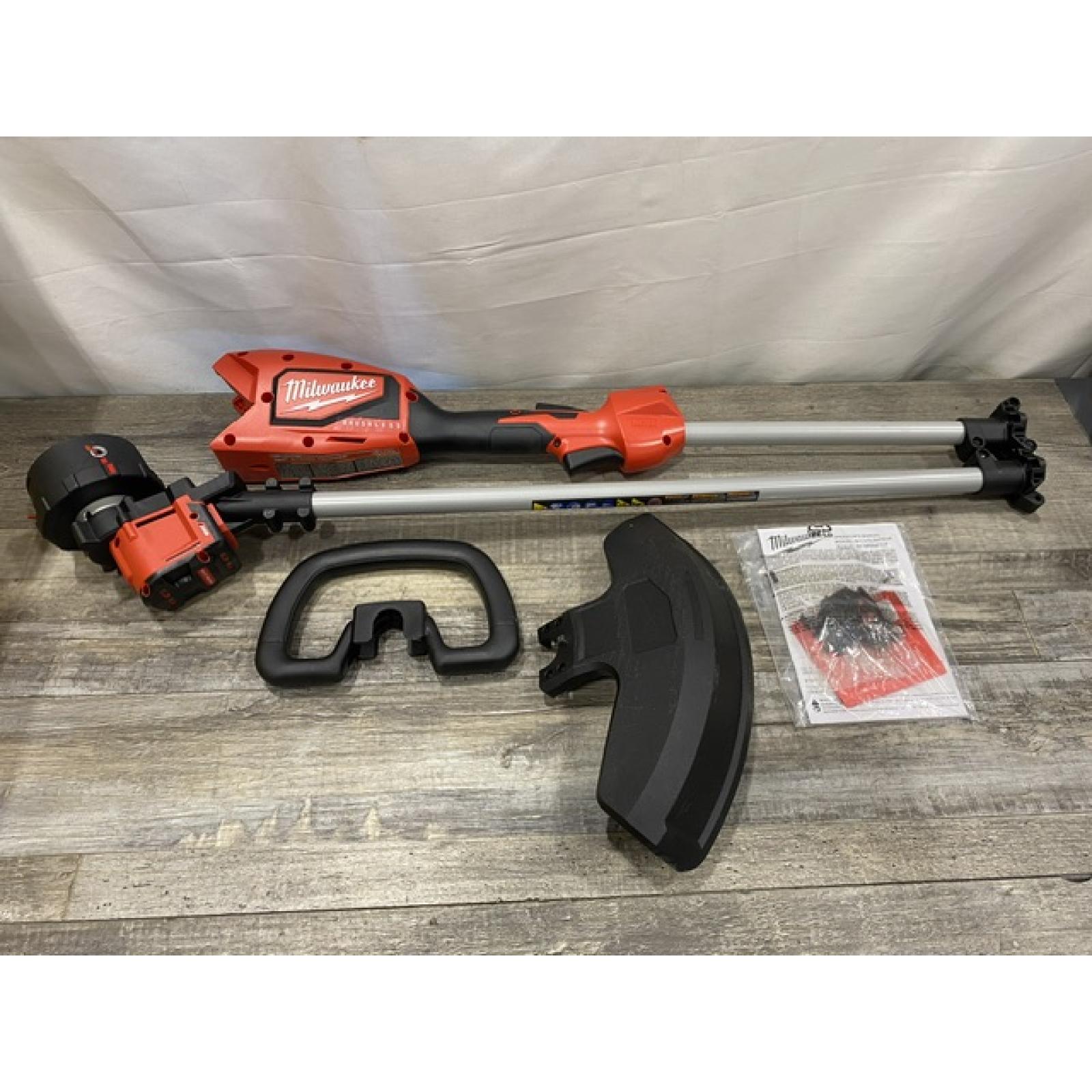 AS-IS Milwaukee Brushless 18V 16in. Cordless Battery Powered String Trimmer (Tool-Only)