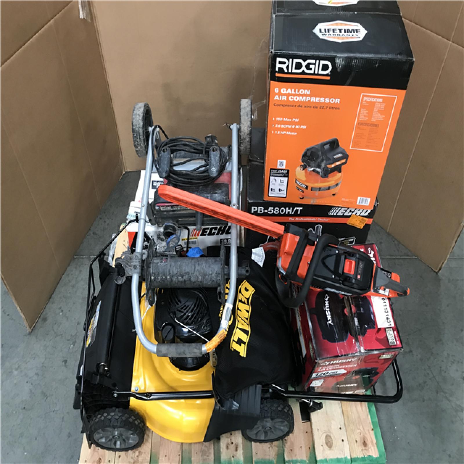 CALIFORNIA AS-IS OUTDOOR POWER EQUIPMENT