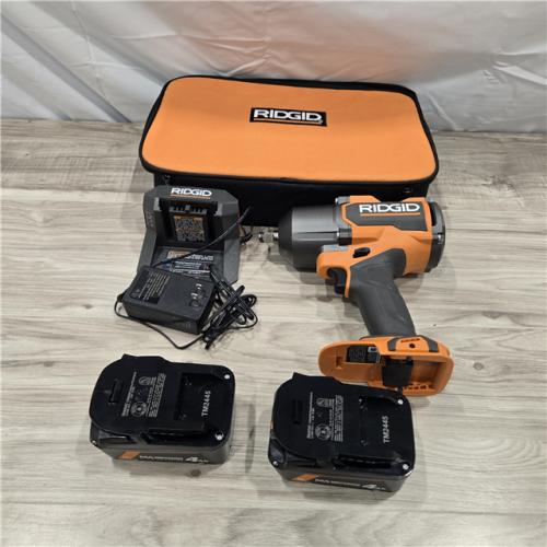 LIKE NEW! - RIDGID 18V Brushless CordlessImpact Wrench Kit