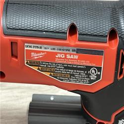 AS-IS Milwaukee FUEL 18V Lithium-Ion Brushless Cordless Barrel Grip Jig Saw (Tool Only)