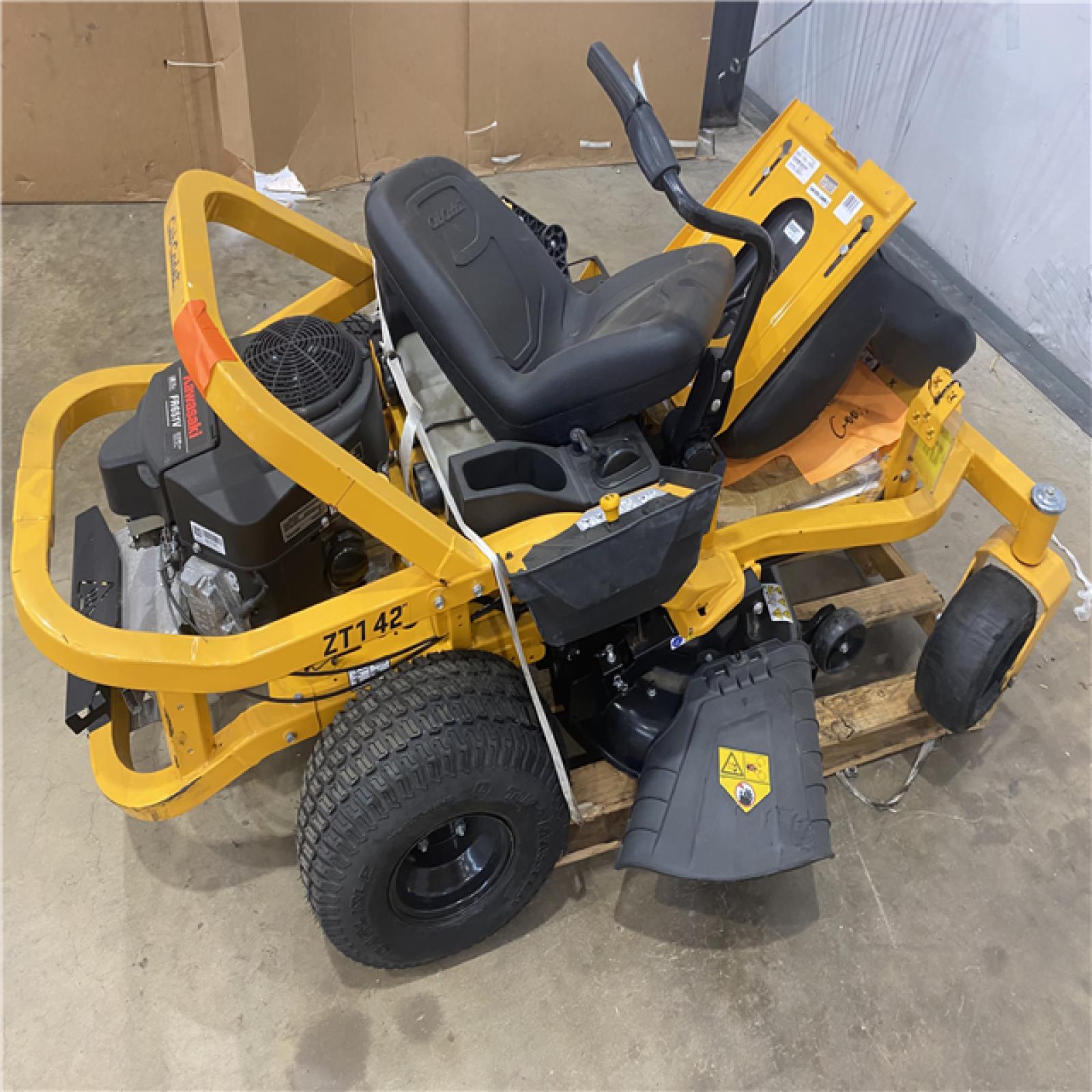 Houston Location - AS-IS Outdoor Power Equipment CUB CADET ZT1 42 INCH SIT DOWN MOWER