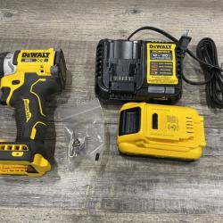 AS-IS DEWALT 20V MAX XR Lithium-Ion Brushless Cordless 3-Speed High Torque 1/4 in. Impact Driver Kit