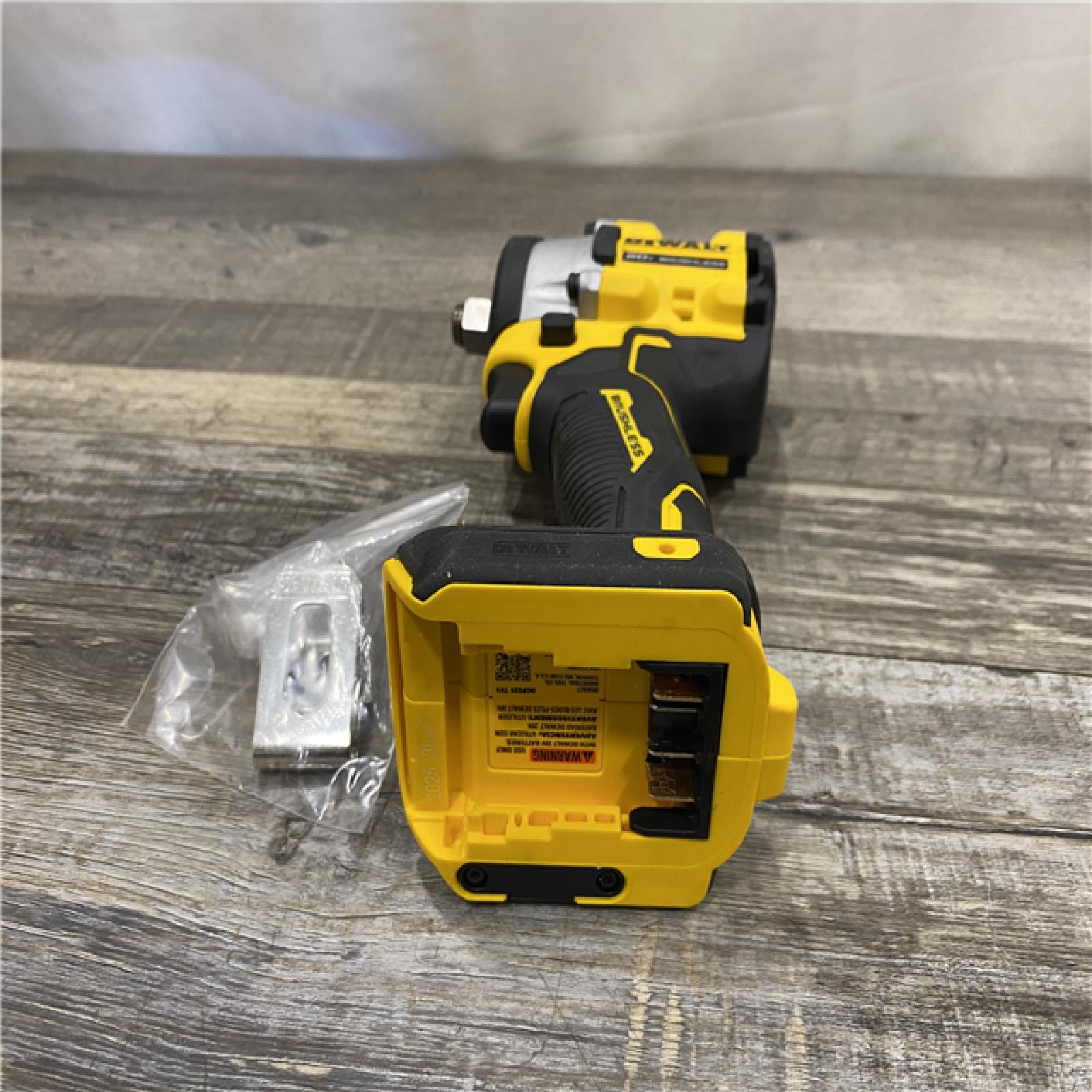 AS-IS DEWALT ATOMIC 20V MAX Cordless Brushless 1/2 in. Variable Speed Impact Wrench (Tool Only)