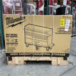 DALLAS LOCATION - AS-IS MILWAUKEE High Capacity 72 in. W x 22.1 in. D 18-Drawer Mobile Workbench Cabinet with Solid Wood Top