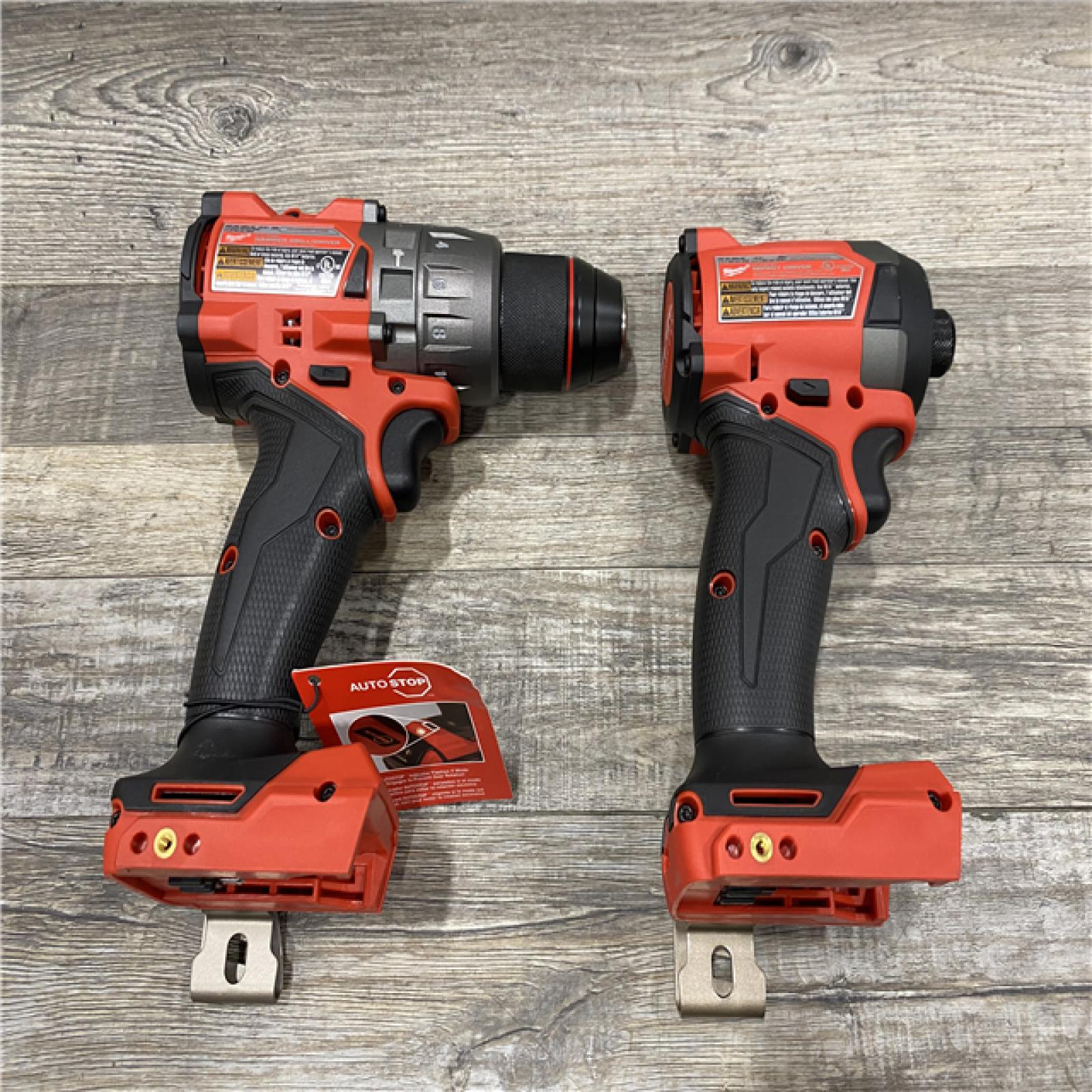 LIKE NEW - Milwaukee FUEL 18V Lithium-Ion Brushless Cordless Hammer Drill and Impact Driver Combo Kit