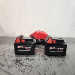 AS-IS- Milwaukee 18-Volt Lithium-Ion XC Starter Kit with Two 5.0Ah Batteries and Charger