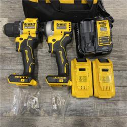 AS-IS DEWALT ATOMIC 20-Volt MAX Lithium-Ion Cordless Combo Kit