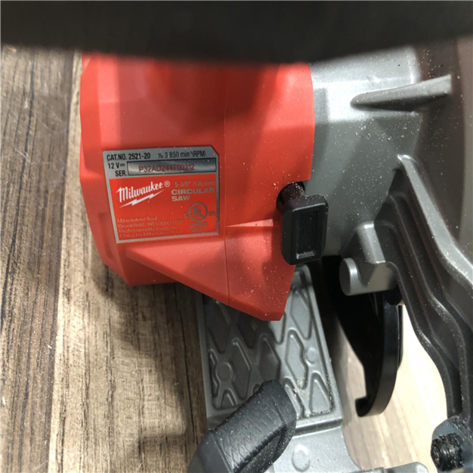 AS-IS Milwaukee FUEL 12V Lithium-Ion Brushless 5-3/8 in. Cordless Circular Saw (Tool-Only)