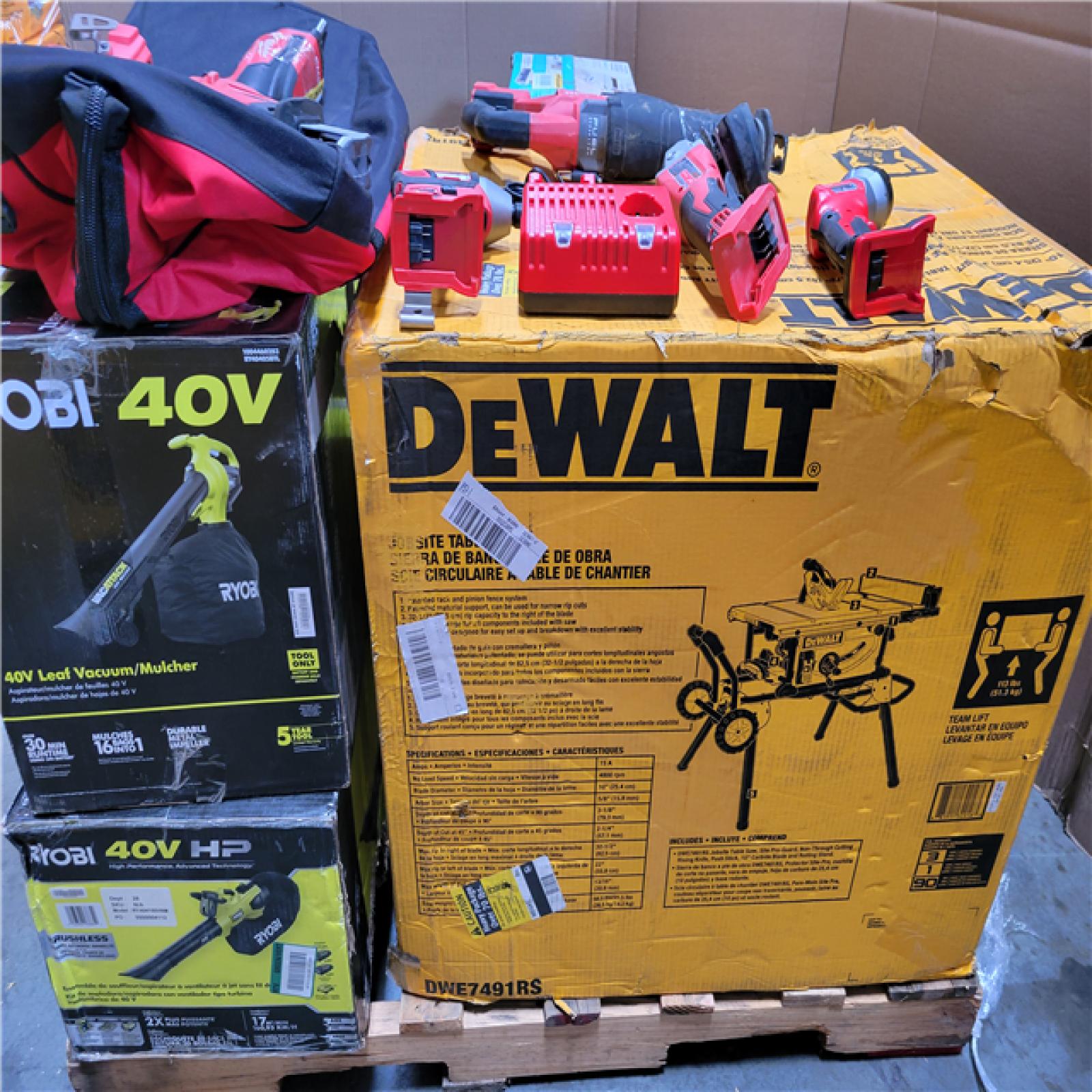 CALIFORNIA AS-IS TOOL PALLET